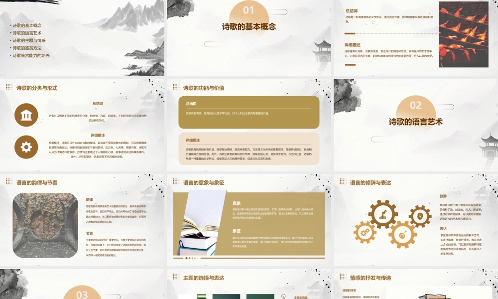 诗歌鉴赏基本知识分析课件
