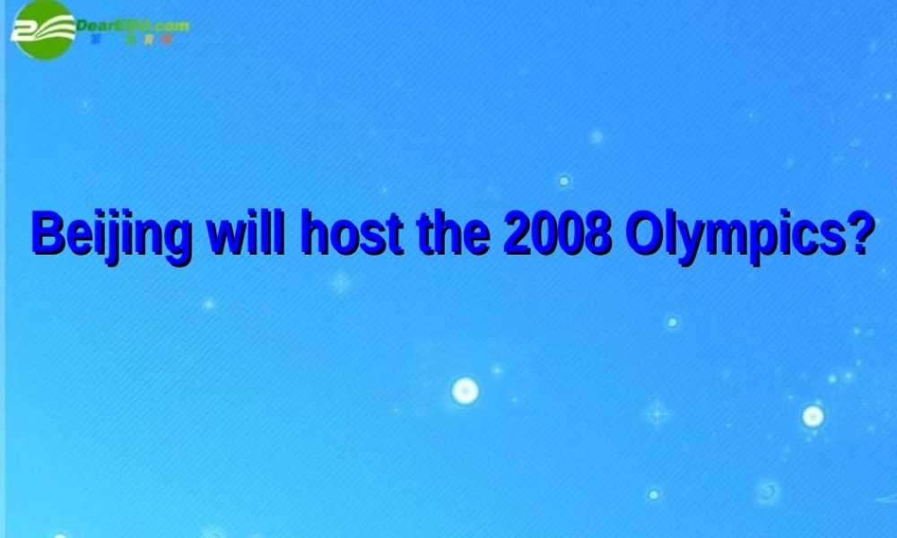 八年级英语上册 Unit 1 Sports and Games Topic 3课件 仁爱版 课件