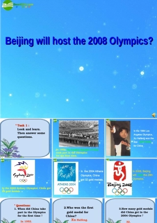 八年级英语上册 Unit 1 Sports and Games Topic 3课件 仁爱版 课件