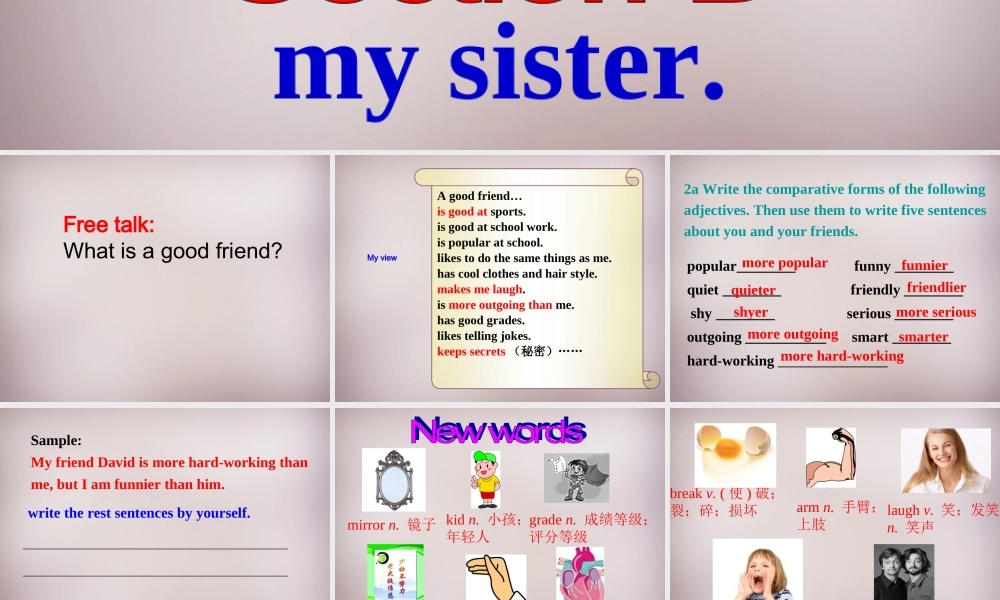 【2015年秋人教版】Unit3period4课件