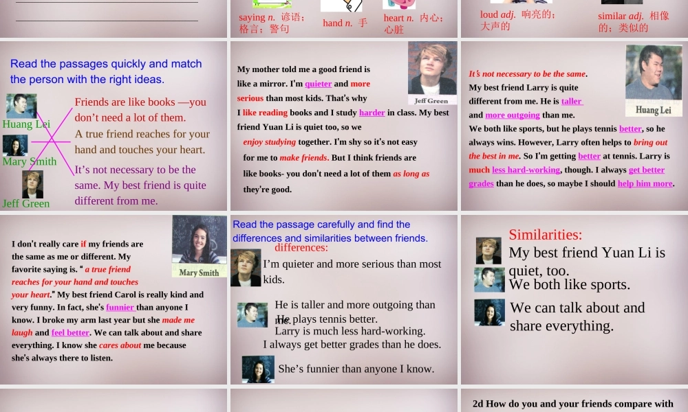 【2015年秋人教版】Unit3period4课件