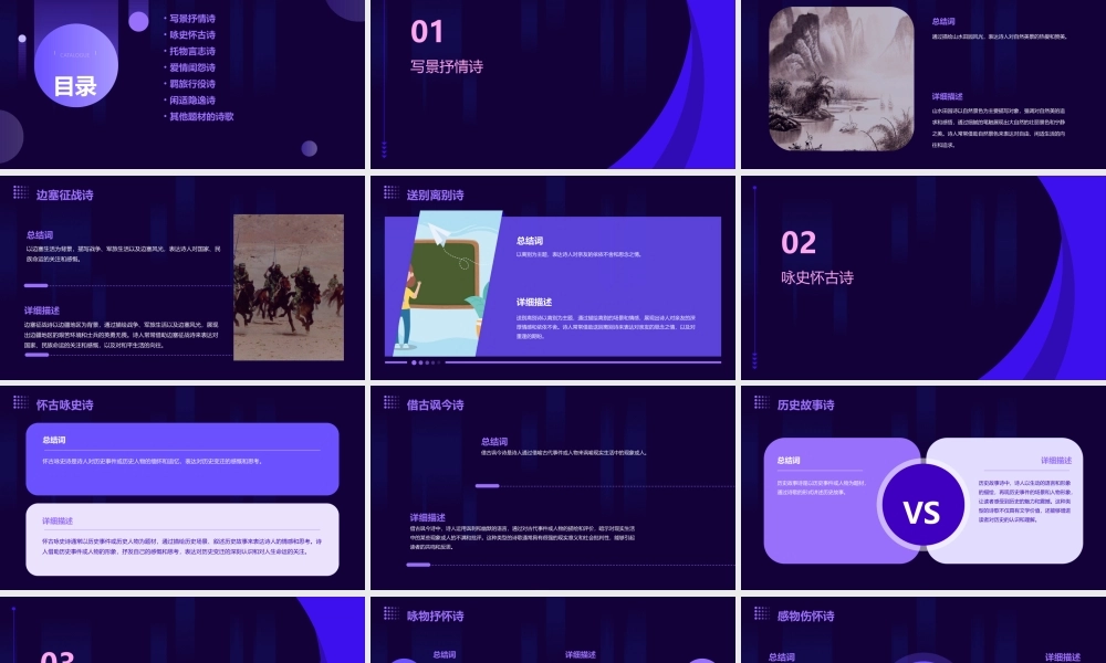 诗歌鉴赏七大题材答案课件