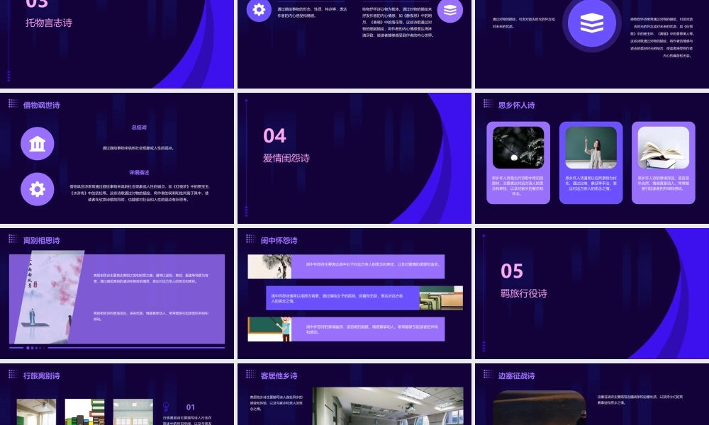 诗歌鉴赏七大题材答案课件