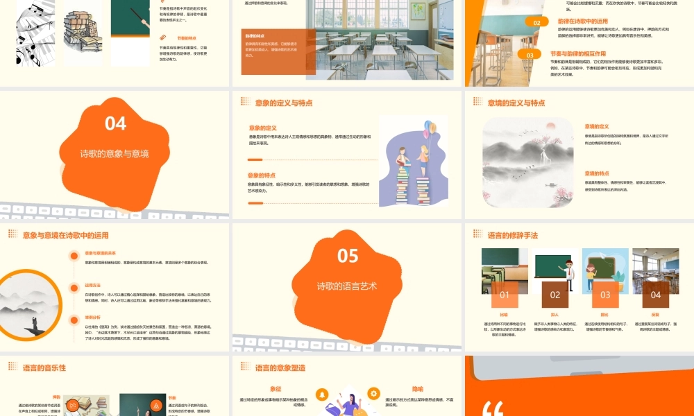 诗歌的表现手法备课分析课件