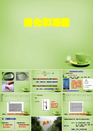 八年级物理上册 2.3 熔化和凝固(第1课时)课件 苏科版 课件