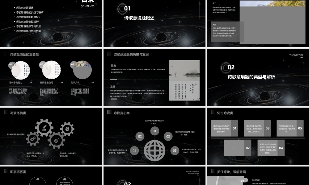 诗歌意境题分析课件
