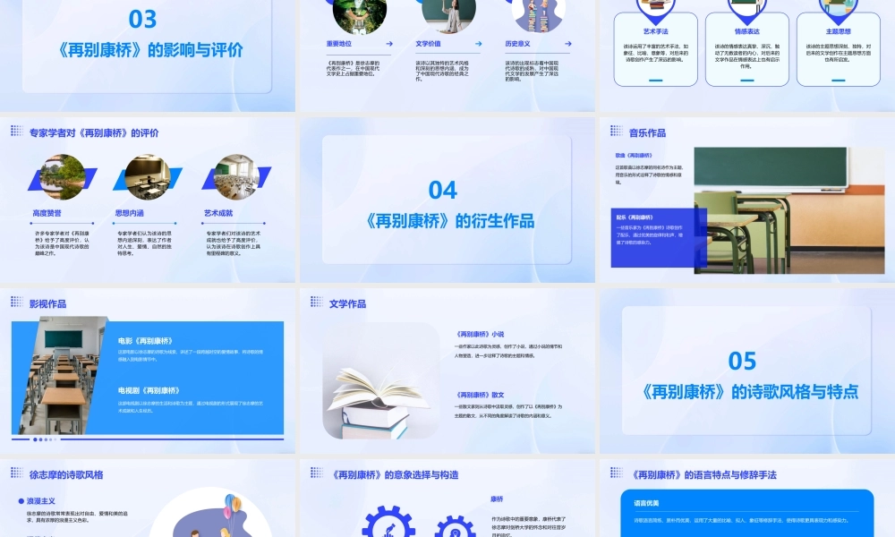 诗两首再别康桥资料课件