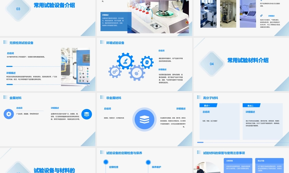 试验设备及材料课件