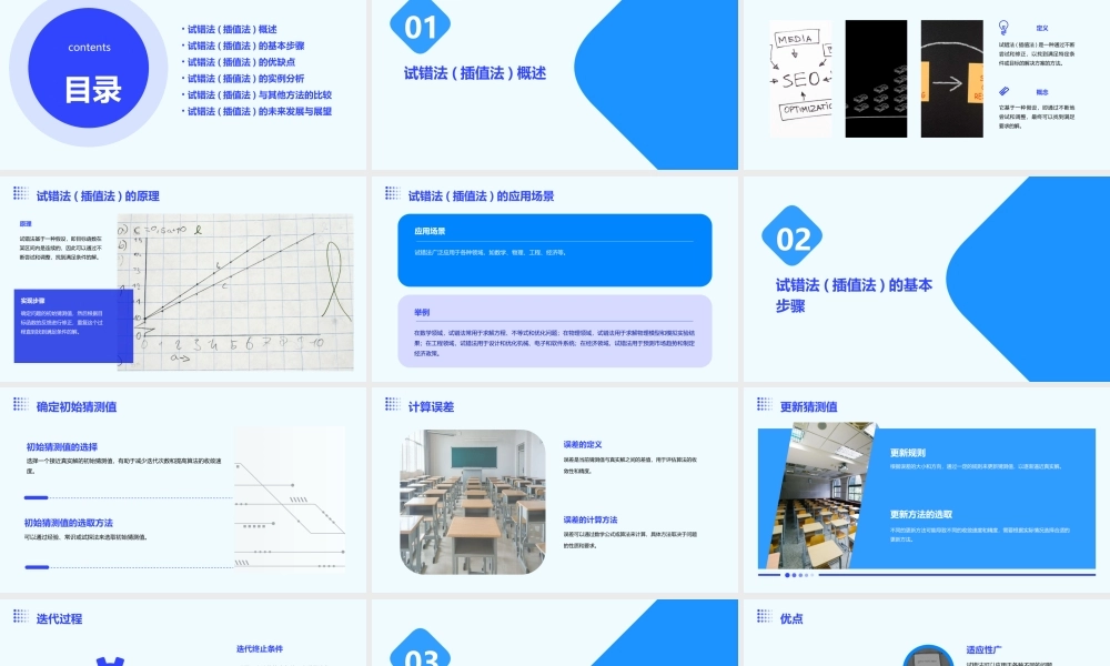 试错法(插值法)描述课件