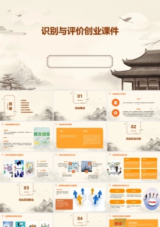 识别与评价创业课件