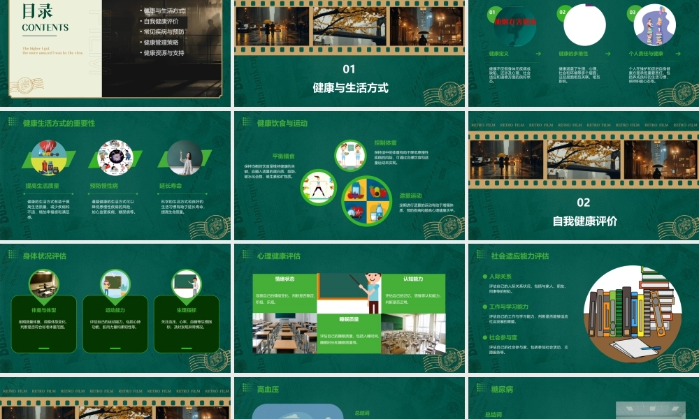 评价自己的健康状况(张)课件