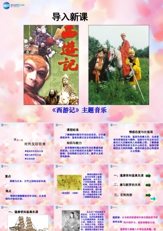 山东省泰安市新泰七年级历史下册 第6课(对外友好往来)课件 新人教版 课件