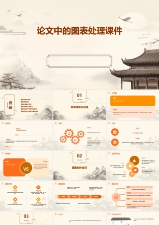 论文中的图表处理课件