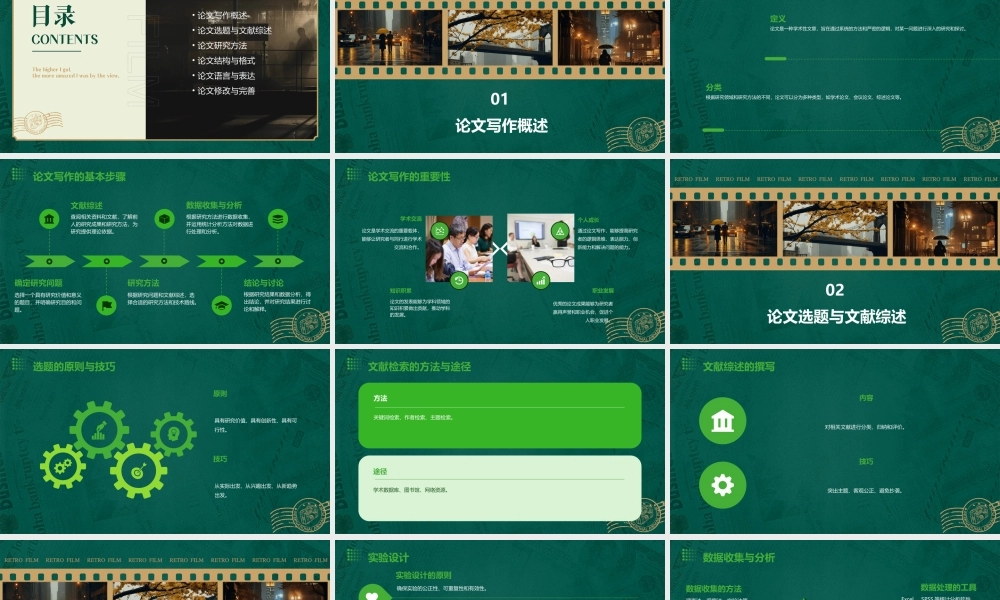 论文写作规范福建农林大学课件