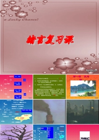 初三化学复习课 人教版 课件