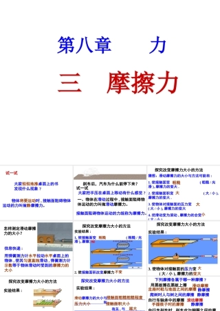 苏科版《83摩擦力》课件（24页）