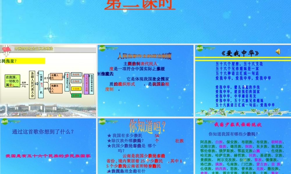 九年级思想品德 第一单元第三课(适合国情的政治制度)第二课时课件 粤教版  课件