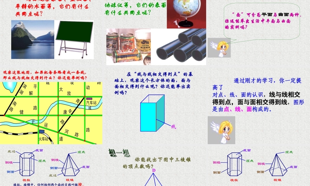 七年级数学丰富的图形世界课件2 苏教版 课件