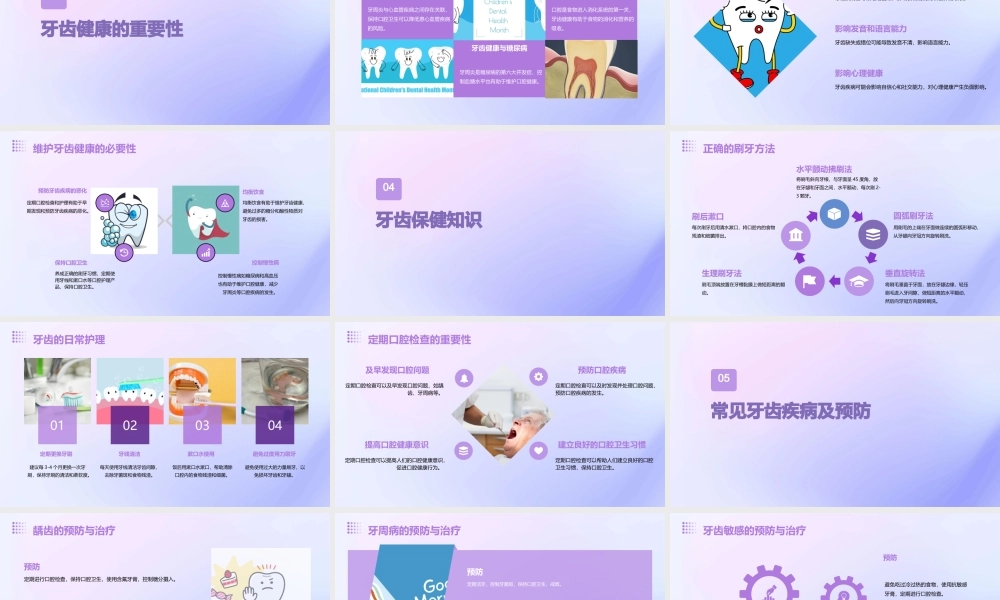 认识牙齿通用课件