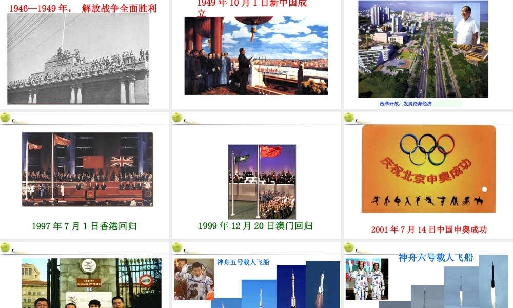 八年级历史上册 第13课(伟大的开端)课件  北师大版 课件