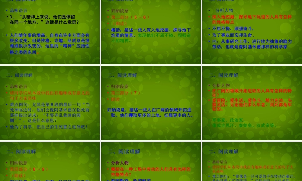 九年级语文下册(12 人生)课件 新人教版 课件