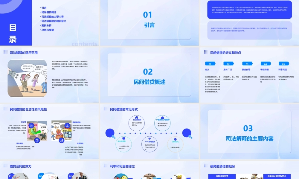 解读民间借贷司法解释课件