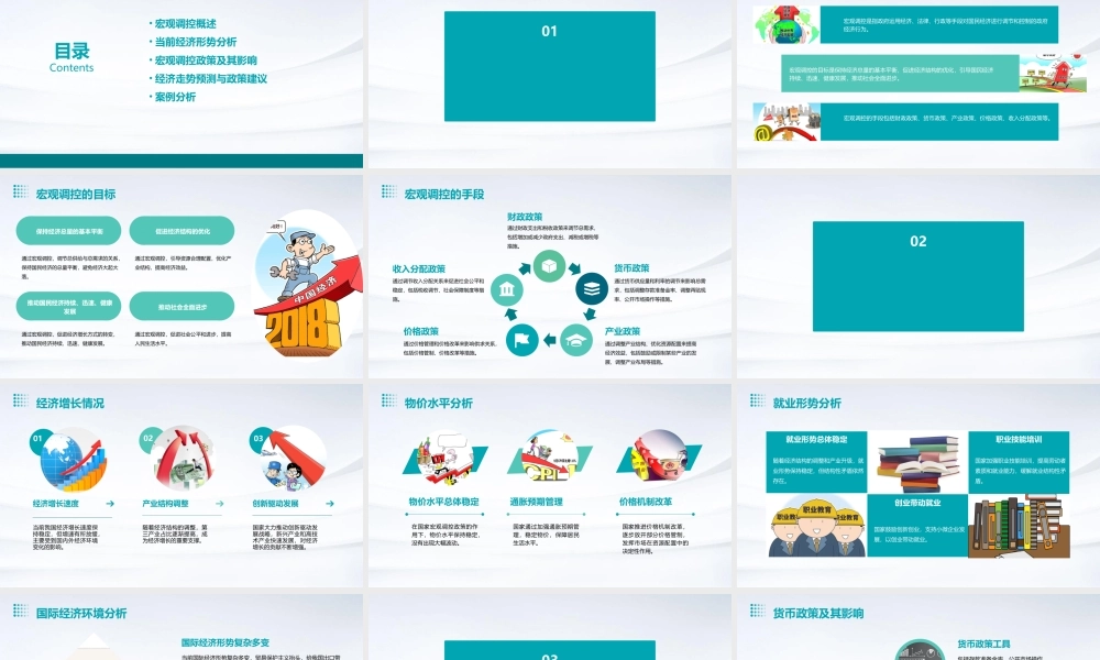 解读宏观调控关注经济走势课件
