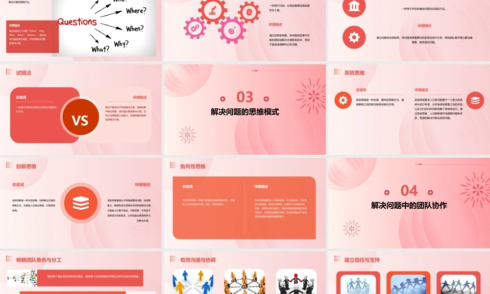 解决问题的技巧工作课件