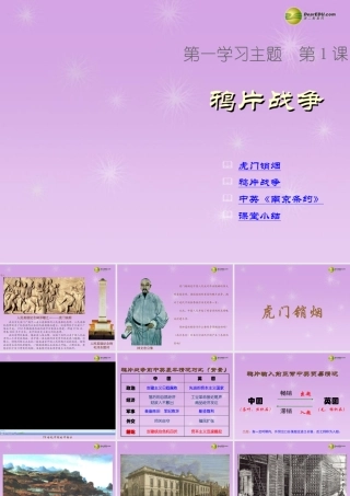 中学八年级历史上册 第1课 鸦片战争课件 新人教版