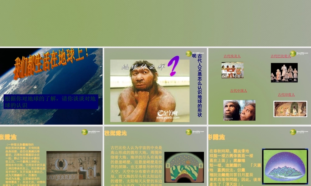 七年级科学上册 3.1 我们居住的地球课件2 浙教版 课件