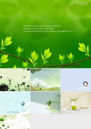 套清新淡雅模板免费