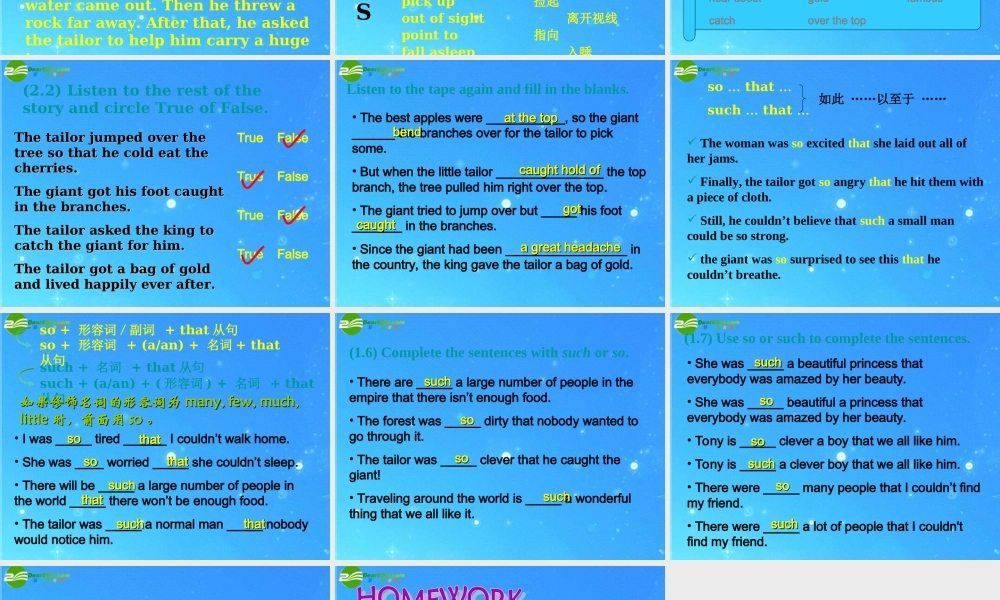 九年级英语下册 Unit7 Storytelling Lesson 25课件 北师大版 课件