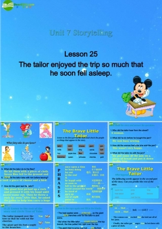 九年级英语下册 Unit7 Storytelling Lesson 25课件 北师大版 课件