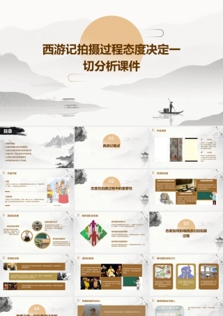 西游记拍摄过程态度决定一切分析课件