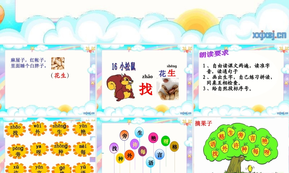 小松鼠找花生果 (2)