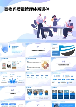 西格玛质量管理体系课件