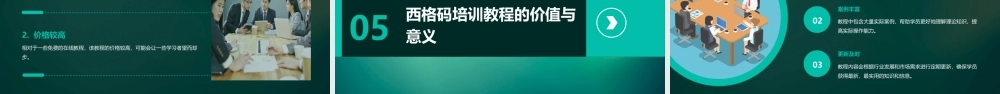 西格码培训教程课件