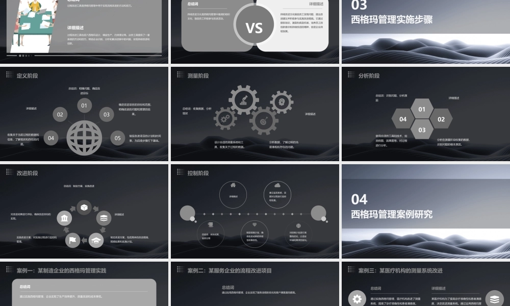 西格玛管理者课程课件