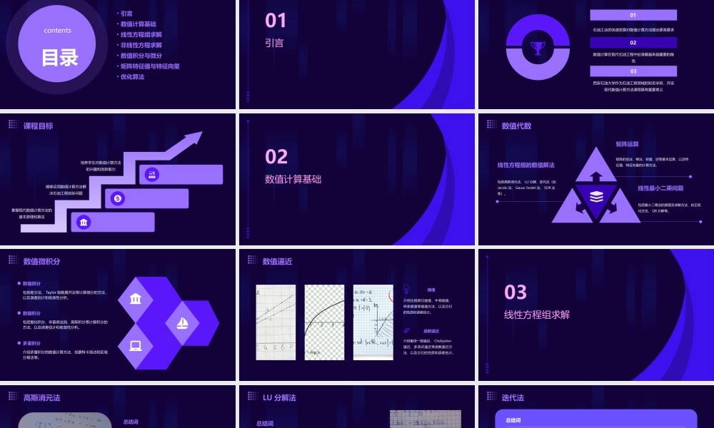 西安石油大学现代数值计算方法课件
