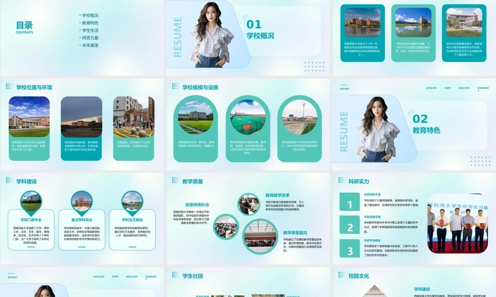 西南民族大学精品大学简介课件