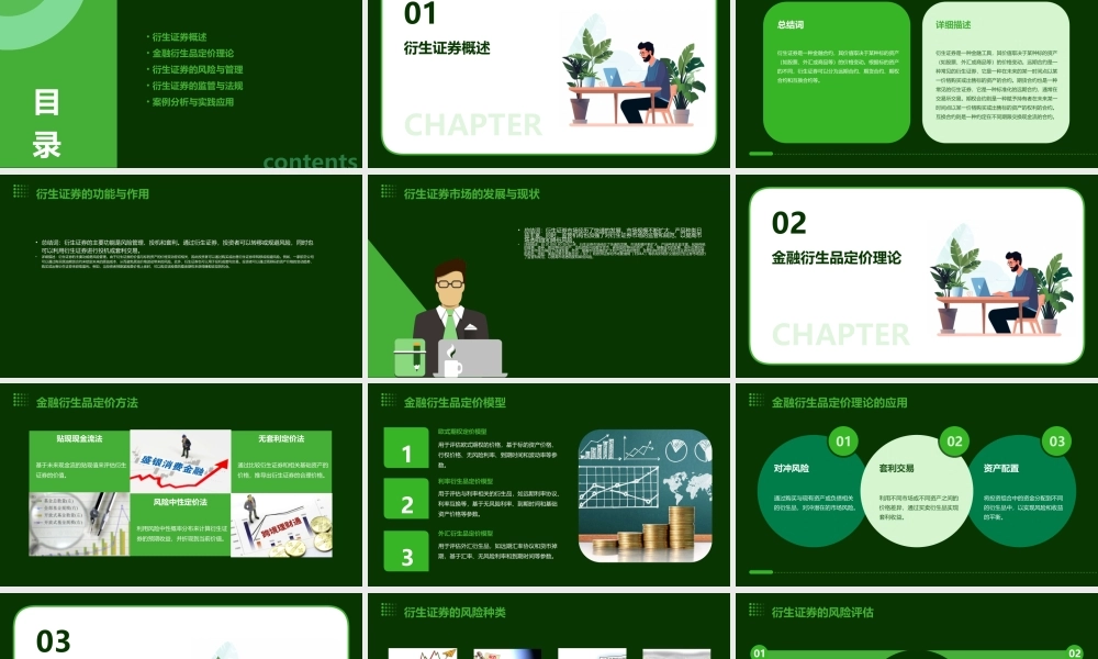 衍生证券简介金融衍生品定价理论讲义课件