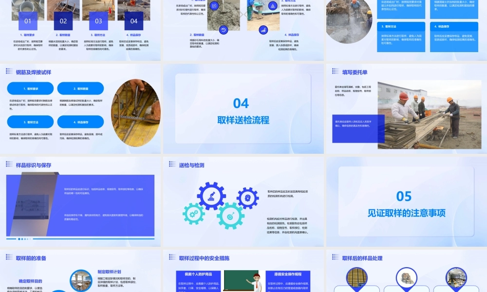 西三线土建材料见证取样要求要点课件