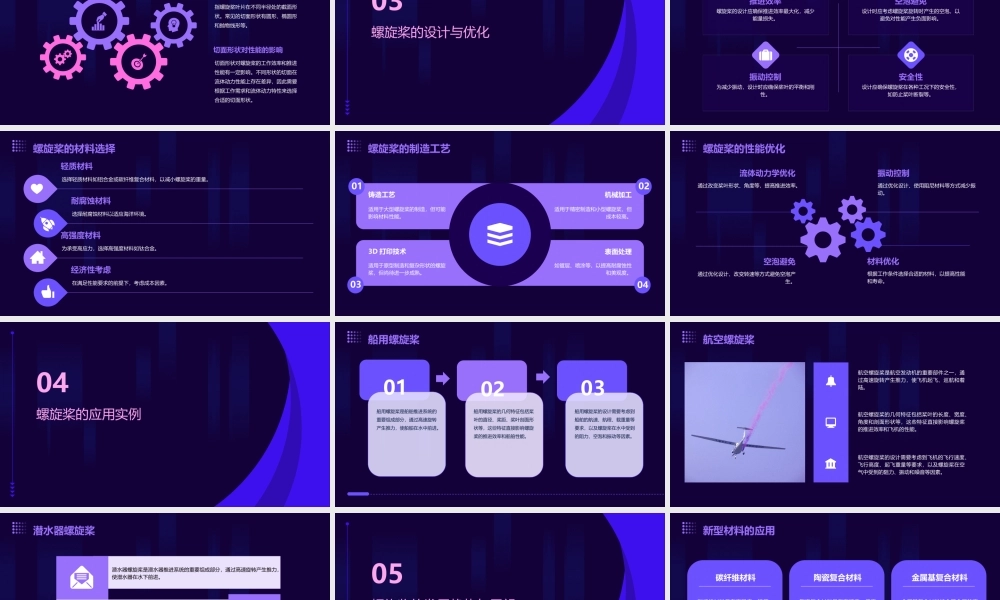 螺旋桨的几何特征课件