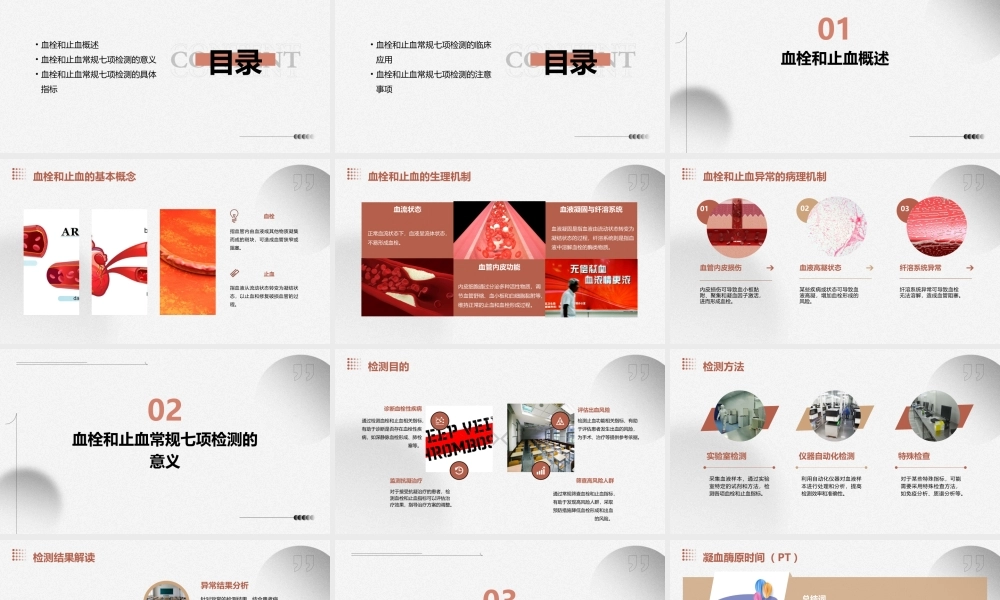 血栓和止血常规七项的检测课件