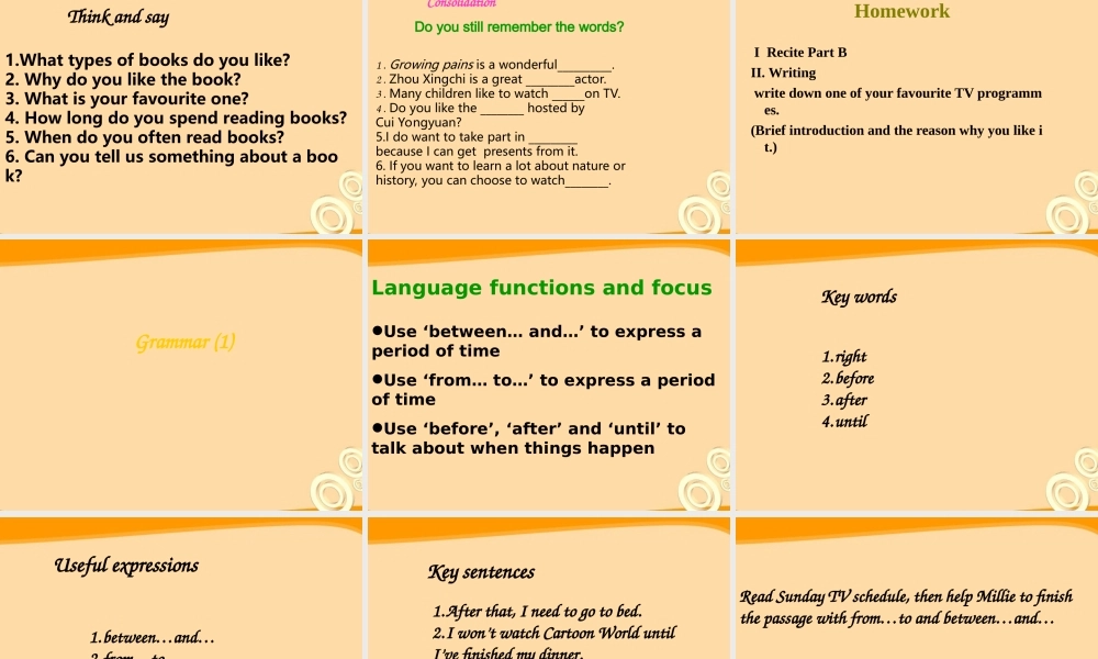 九年级英语 Unit 4-4、6Vocabulary课件 牛津版 课件