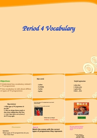 九年级英语 Unit 4-4、6Vocabulary课件 牛津版 课件