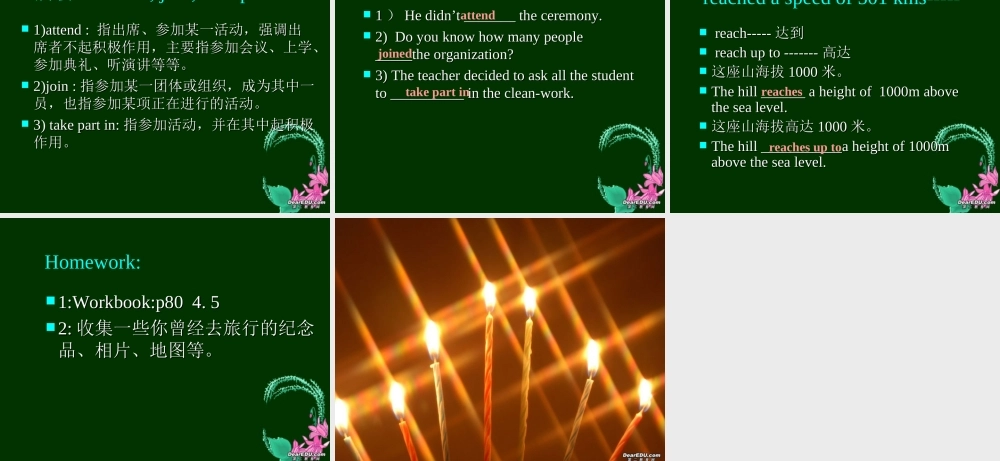外研必修一Module3 课件1 外研必修一Module3单元课件[整理五套]