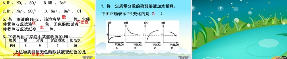 探索酸的性质第1课时 浙教版 课件
