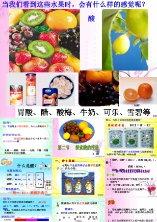 探索酸的性质第1课时 浙教版 课件