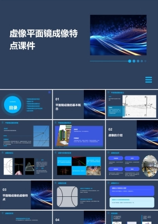 虚像平面镜成像特点课件